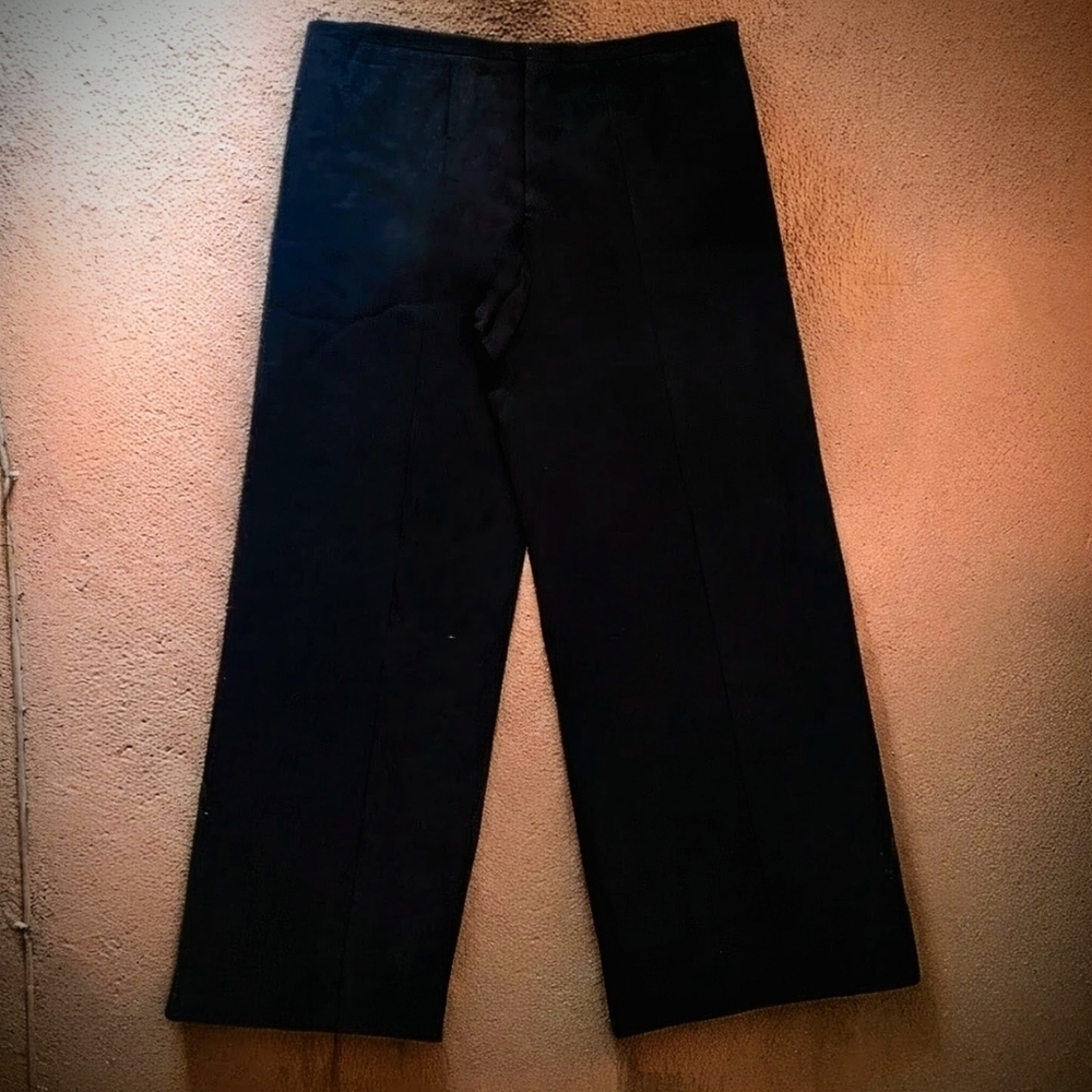 Ellen Tracy Elegant Black Dress Pants. Wide Leg, Size 18